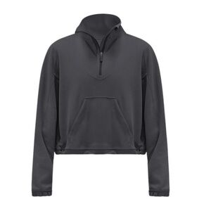lululemon brushed Softstreme Ribbed Half Zip